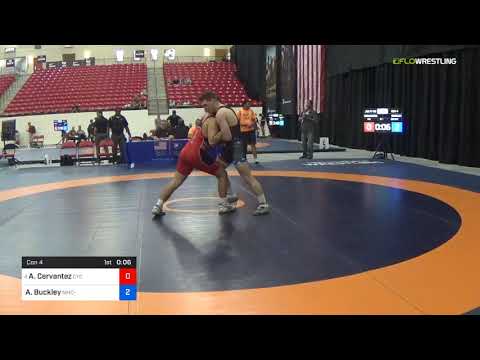 2018 Marine Corps US Open/UWW Junior Greco Roman 77 Con 4 - Andrew Cervantez (CYC) Vs. Andrew Buck