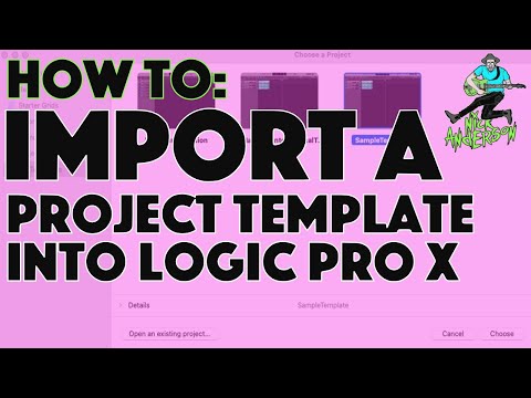 How To Import a Project Template into Logic Pro X