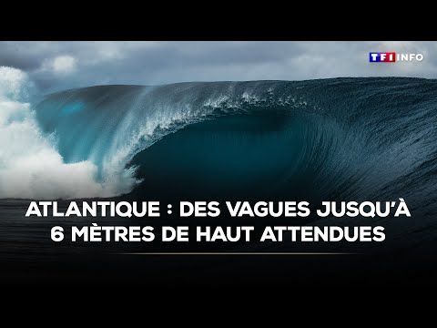Des vagues jusqu'à 5 mètres : gare à cette houle "cyclonique" attendue sur nos côtes｜TF1 INFO