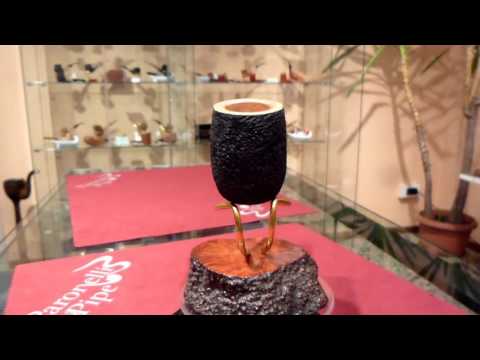 Pipa radica billiard fatta a mano - www.paronellipipe.it