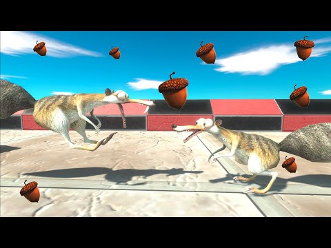 Buck Sid Scrat vs Animal revolt battle simulator