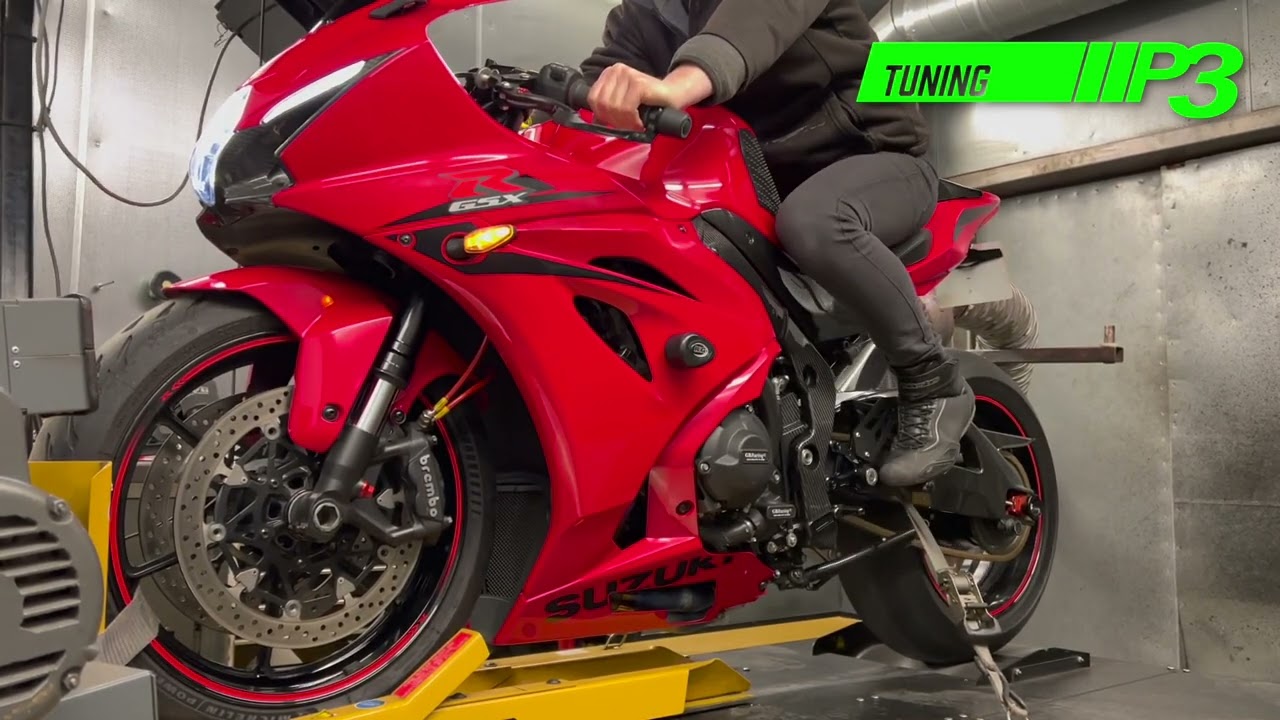 Suzuki GSXR1000 ECU mapping fault fix Dyno P3 Tuning Woolich Racing Arrow exhuats