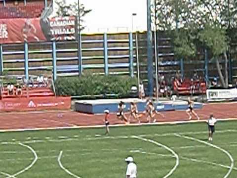 Karine Belleau-Beliveau 800m final (5th)