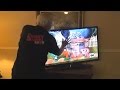 ANGRY GRANDPA SMASHES HDTV