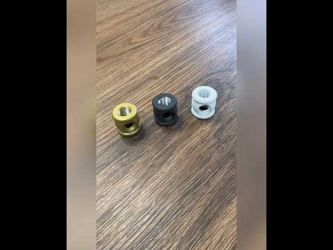 З'єднувач на три отвори металевий D19 H19 чорний