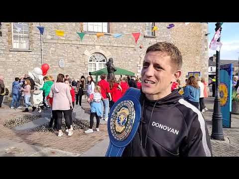 Eric Donovan gets hero’s welcome in Athy