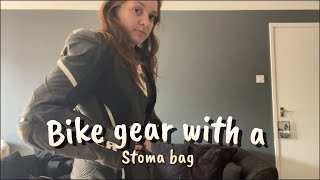 My preferred bike gear with my ileostomy stoma bag.