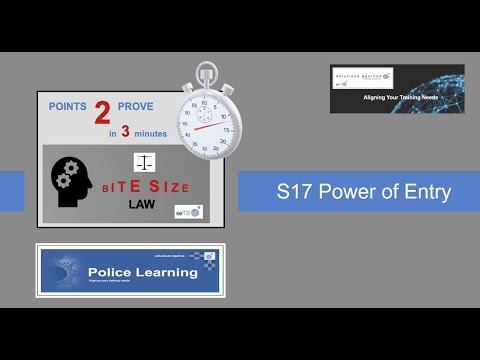 Power of Entry S17 PACE: Points to Prove in 3 Minutes