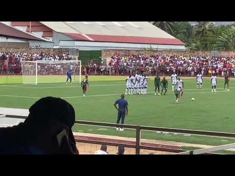 Burundi vs Mauritanie Free kick by Saïdi Ntibazonkiza
