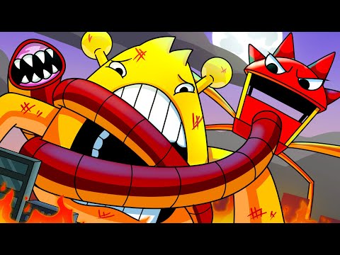 SPRUNKI EATER vs. SLIDE EATER! (Cartoon Animation)