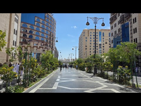Walk to As Safiyya Museum Madinah | Masjid Bilal and Masjid Usman | Walk in Madinah l