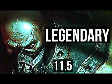 URGOT vs GRAGAS (JUNGLE) (DEFEAT) | 9/0/2, 800+ games, Legendary | KR Diamond | v11.5