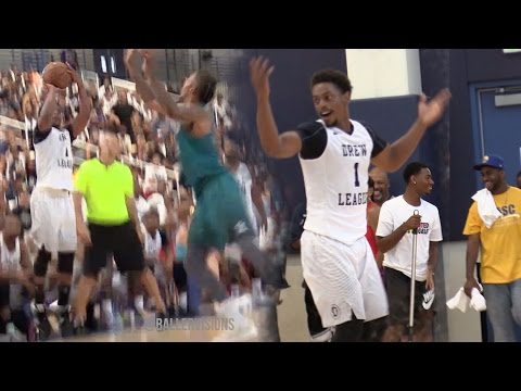 Casper Ware Jr. Catches FIRE at Drew League | 5 Threes In a Row!!