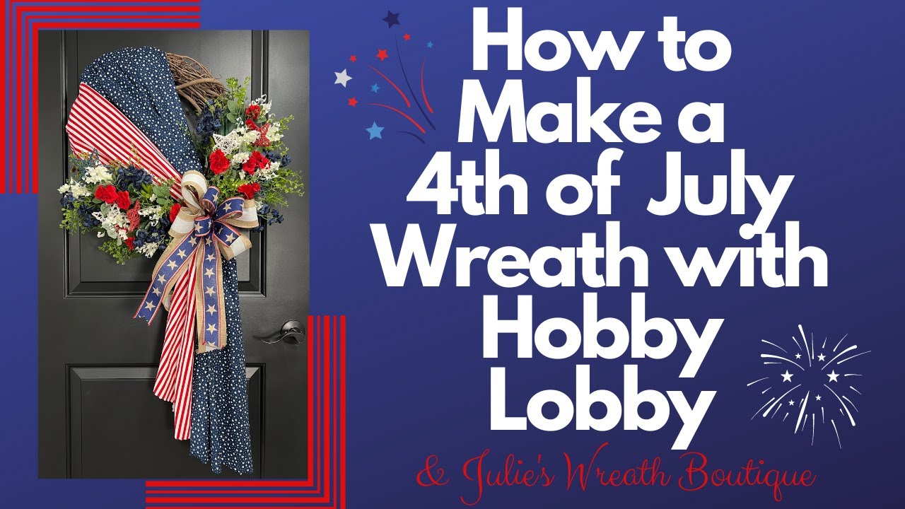 How to Make a Patriotic Fabric & Floral Grapevine Wreath