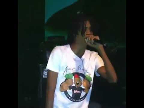 Wayne J black hero performing new single Reggae night live I'm a Young G young boss