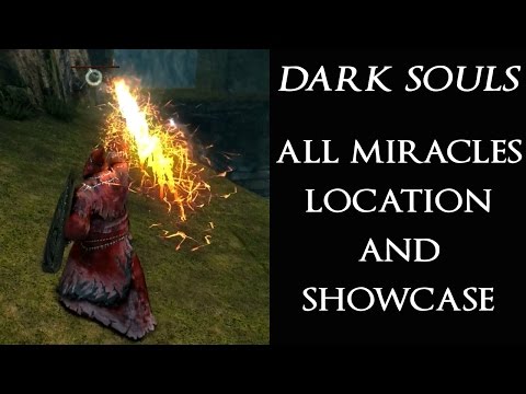 DARK SOULS Full Miracles Guide (All Miracles Showcase & Location)