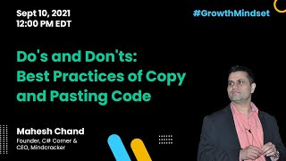 Do You Copy And Paste Code - Growth Mindset Show