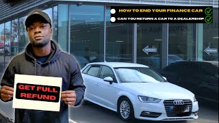 HOW TO END YOUR CAR FINANCED IN 2023 - Can You Return a Car ! - THIS IS HOW..