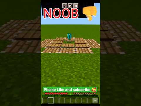 Minecraft Pro vs Noob Traps 🧠👎 #viral