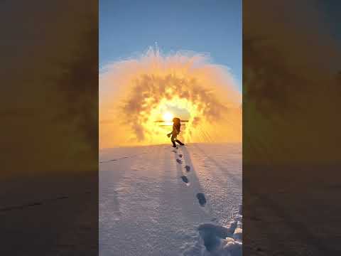 Когда на улице -30°С - волшебство настоящее! ☀️Финляндия 🇫🇮 Finland