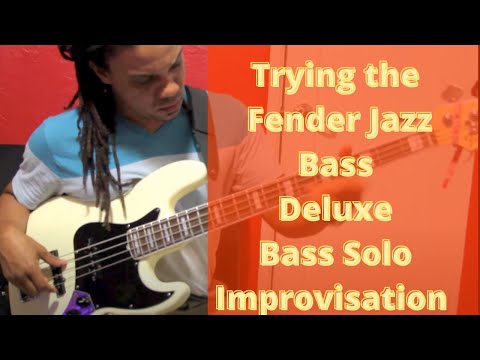 Trying the Fender Jazz Bass Deluxe- Caravan bass solo