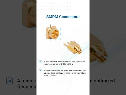 Amphenol RF offers a cutting-edge range of board-to-board RF connectors, designed for seamless high-frequency signal transmission. These connectors are essential for applications in 5G, IoT, automotive, aerospace, and industrial automation, ensuring reliable and high-performance connectivity in compact designs.

🔹 Key Benefits:
✔️ High-frequency performance
✔️ Secure and durable connections
✔️ Compact & versatile for modern PCB designs

Watch this short to see how Amphenol RF’s board-to-board connectors optimize signal integrity across industries!

📌 Learn more: https://www.amphenolrf.com/board-to-board-rf-connectors
🔔 Subscribe for more RF solutions! #AmphenolRF #RFConnectors #PCBDesign #5G #IoT
