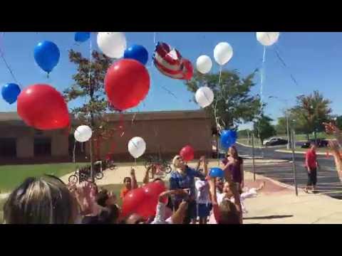 Skoff Patriot Day balloon release