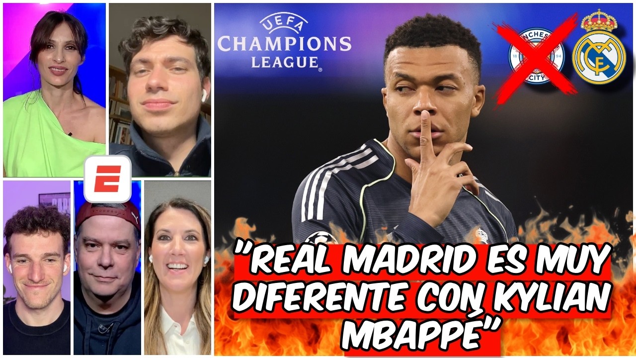REAL MADRID SONRÍE: KYLIAN MBAPPÉ REGRESÓ a las CANCHAS ante el MANCHESTER CITY | Champions League