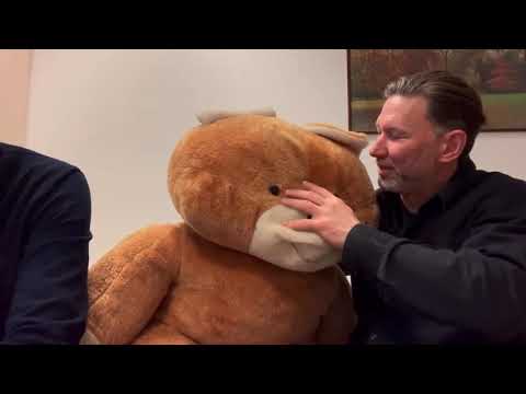 Teddy in der Klinik für Psychiatrie und Psychotherapie
