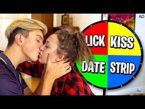 Spin the MYSTERY Wheel Challenge w/GIRLFRIEND!! (1 Spin = 1 Dare) Video