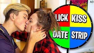 Spin the MYSTERY Wheel Challenge w/GIRLFRIEND!! (1 Spin = 1 Dare)