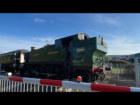 Minehead station tour and Signal box tour and Seward way crossing