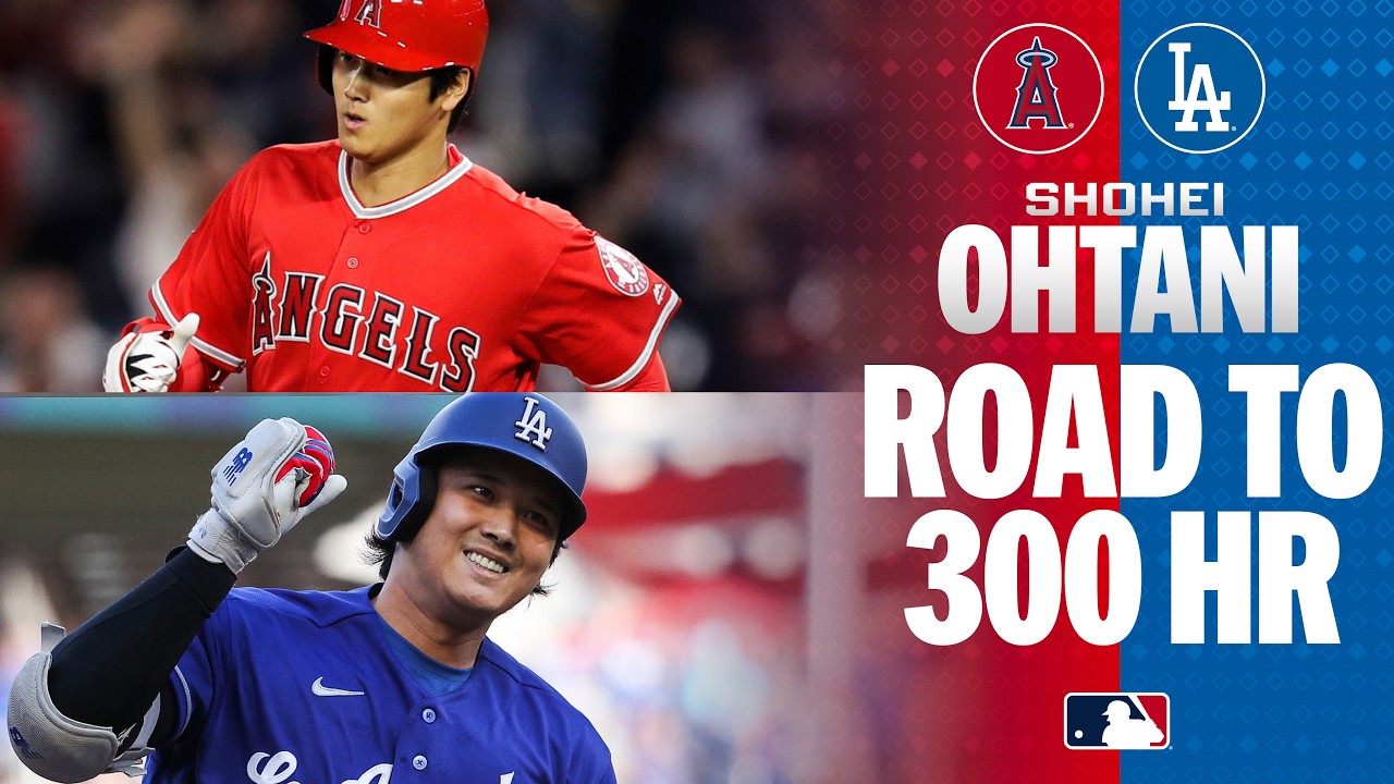 Shohei Ohtani's road to 300 career HR 🤩 (From his 1st in Anaheim to his 1st as a Dodger and more!)
