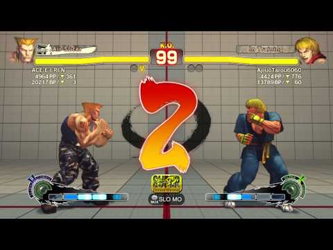 SSFIVAE:  Guile (ACE E I RI N) vs. Ken (AjisioTarou6060)  HD
