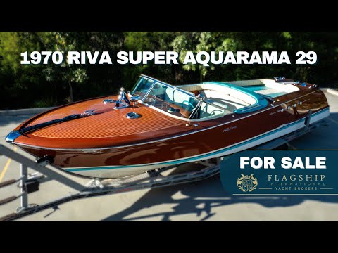 1970 Riva Super Aquarama For Sale | Rare Classic Wooden Speedboat