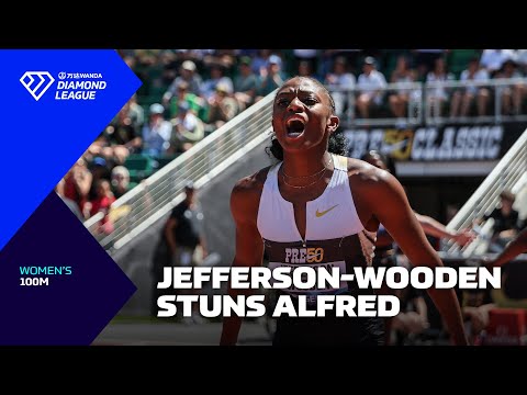 Melissa Jefferson-Wooden STUNS Julien Alfred in Eugene 100m - Wanda Diamond League 2025