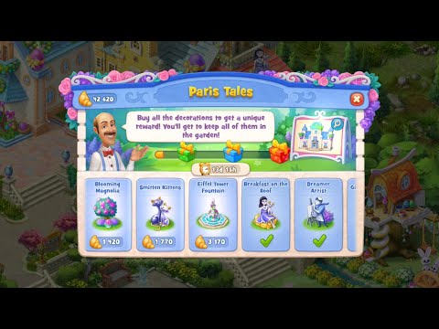 GARDENSCAPES NEW ACRES - PARIS TALES - FRENCH DECORATIONS - PLAYRIX GAMEPLAY