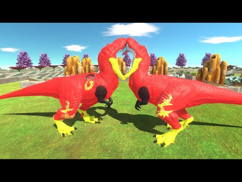 ALIEN T-REX DEATH RUN - Animal Revolt Battle Simulator ARBS