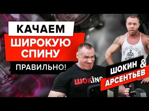 Как накачать широкую спину? | Грамотная тренировка спины | Андрей Шокин и Евгений Арсентьев [ШОKING]