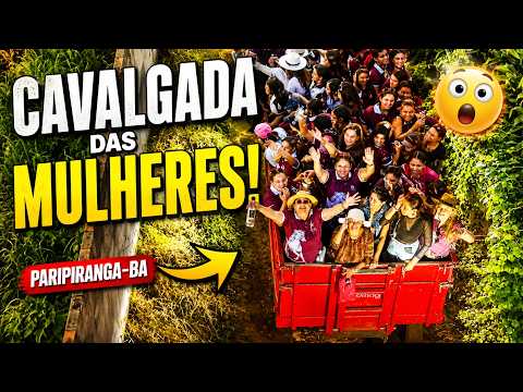 DO NADA, SURGIU UMA CAVALGADA DE MULHERES! 😳🐎 | PARIPIRANGA-BA