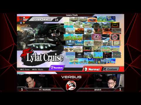Versus Weekly 4/23/15 - Losers Finals - NickRiddle vs. Seibrik - Smash 4