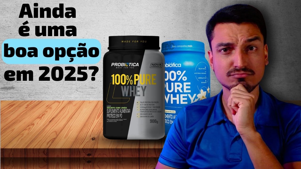 Miniatura da avaliação em vídeo de Whey Protein Concentrado 100% 900g Dark Lab Sabor Baunilha Preto