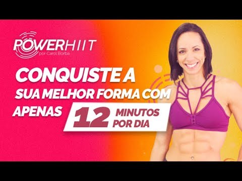 O treino POWER HIIT para queimar gordura em 12 minutos | POWER HIIT