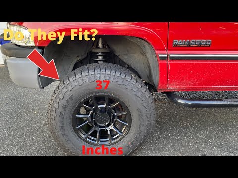 Pros and Cons of 37 inch tires on a second generation Cummins with small lift.