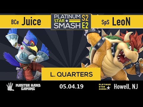 Platinum Star Smash S2:E2 - BCe | Juice (Falco) vs SpS | LeoN (Bowser, Wolf) - L Quarterfinals