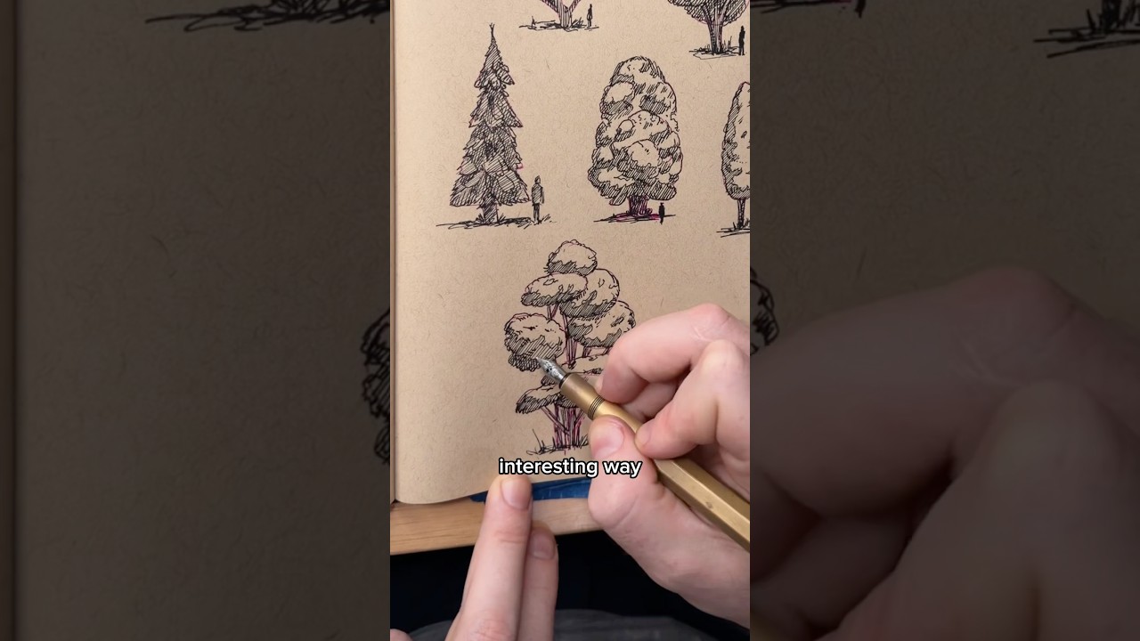 Never skip this tree drawing exercise!