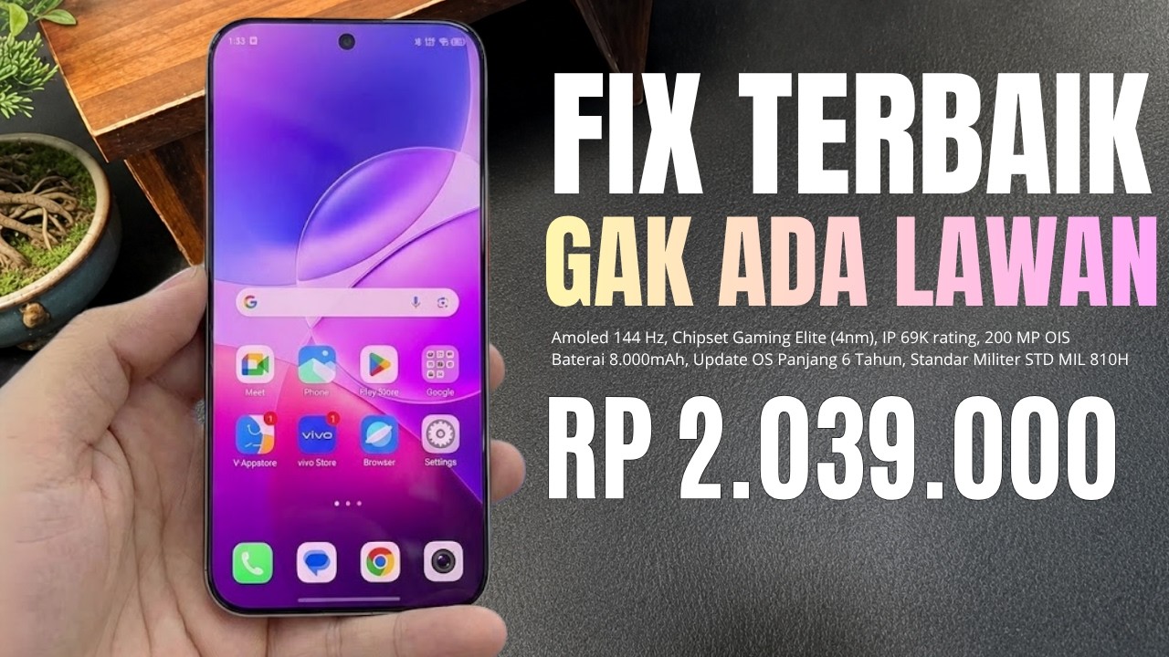 ASLI MENDING INI‼️200 MP OIS, RAM 8/256 GB - HP 2 JUTAAN TERBAIK DAN TERBARU PERTENGAHAN 2026