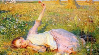 Vaughan Williams : The Sprig of Thyme and the Lark in the Morning. Sir George Clausen : Paintings.