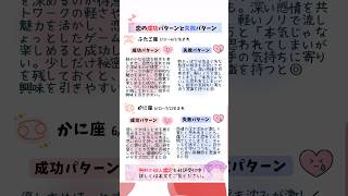 恋の成功パターン💗と失敗パターン💔　#占い #恋愛相談