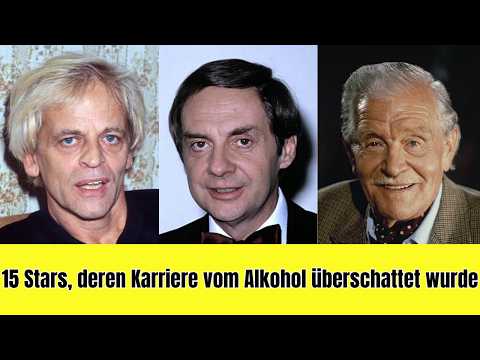 15 Deutsche Prominente, die fast immer Betrunken waren!